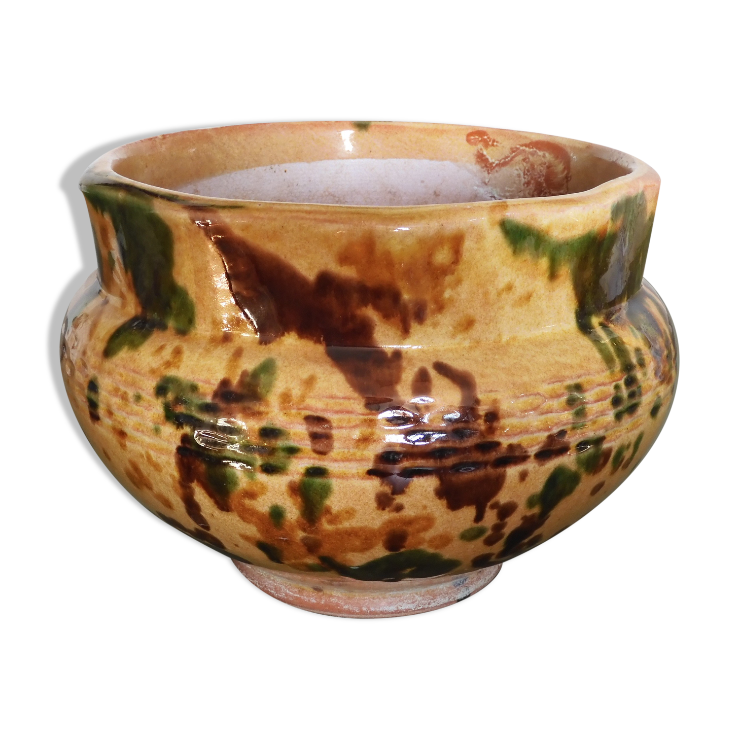 Provencal terracotta pot cover