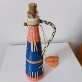 Vintage scoubidou bottle