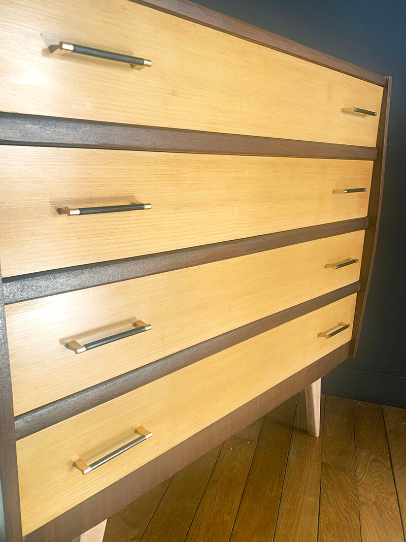 Vintage dresser compass feet