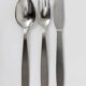 Amboss Austria 2050 cutlery for six by Helmut Alder, 34 pieces, 1950s.