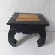 petite table d'appoint porte plante en bois massif