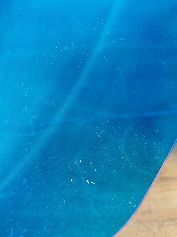 Lampe de table en plexiglass vintage