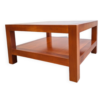 Vintage coffee table in solid cherry wood.