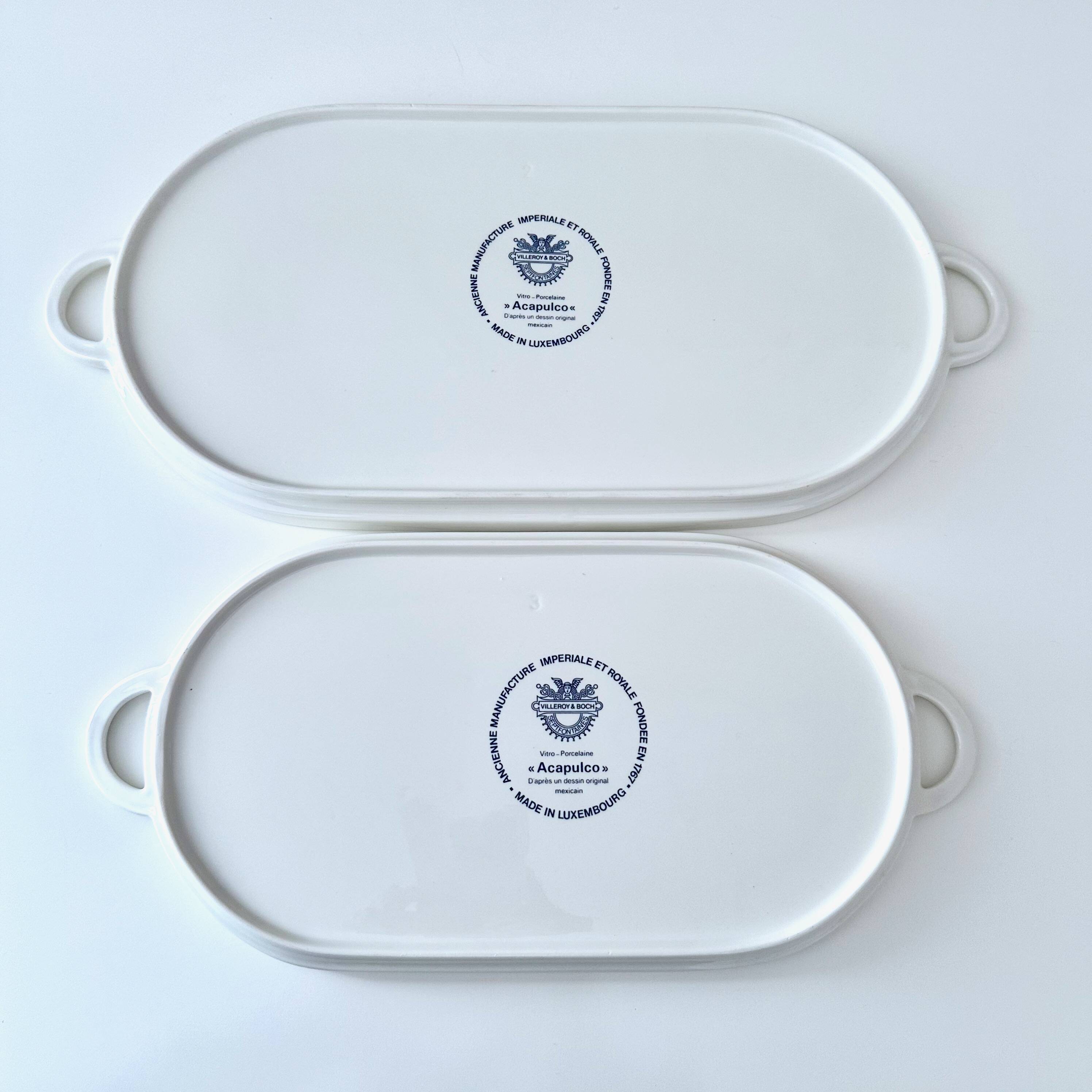 Lot de 2 plats de service Villeroy & Boch Acapulco
