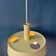 Large vintage beige suspension by Louis Kalff