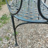 Banc de jardin en fer ancien