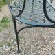 Banc de jardin en fer ancien