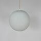 Lampe boule suspendue vintage en verre par hala zeist, 1960s