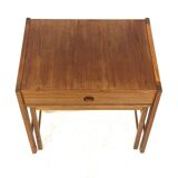 Table de chevet en teck, Tibro, Suède, 1950