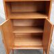 Golden oak bookcase 1950