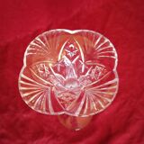 TULIP SHAPED GLASS CANDLE HOLDER