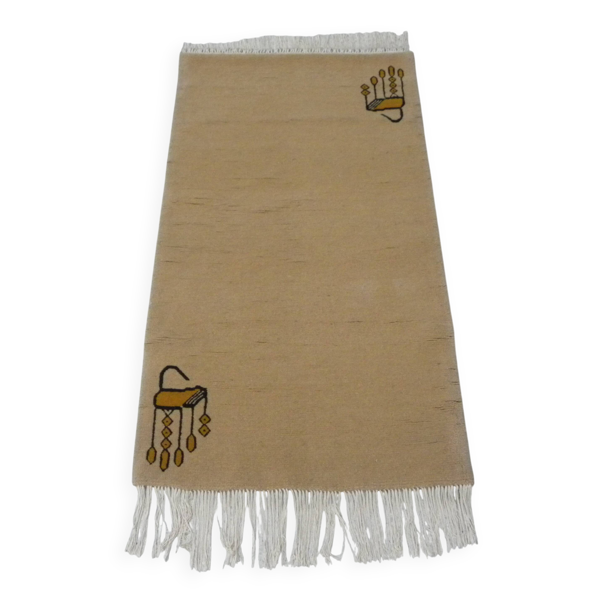 Vintage Berber Carpet Artisanal Traditional - Ethnic Bohemian Decoration