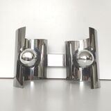 Double seventies space age wall lamp