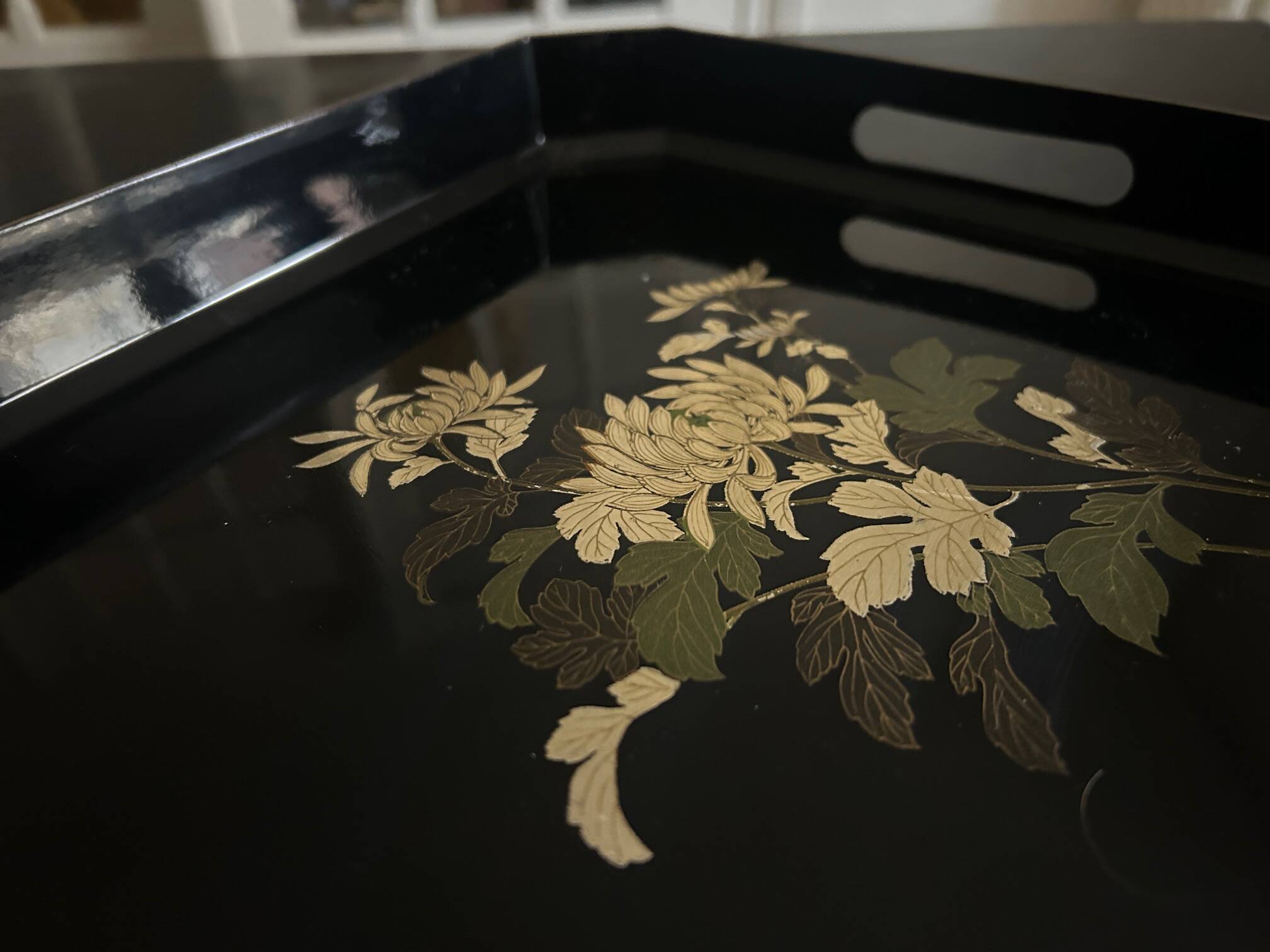 Japanese lacquered plateau 1970/1980