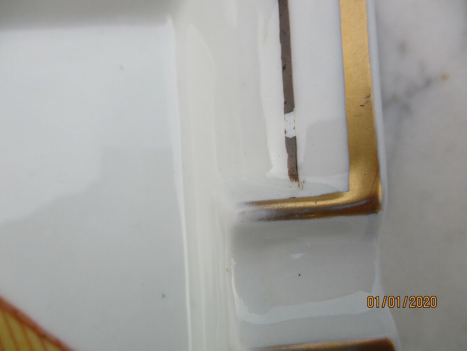 Hermes ashtray porcelain