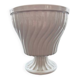 Cache pot scandinave torsadé
