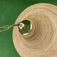 Pencil reed rattan wicker pendant lamp