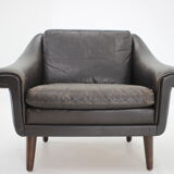 1960s Aage Christiansen ''Matador" leather danish armchair
