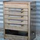 Former workshop maid, industrial furniture on wheels