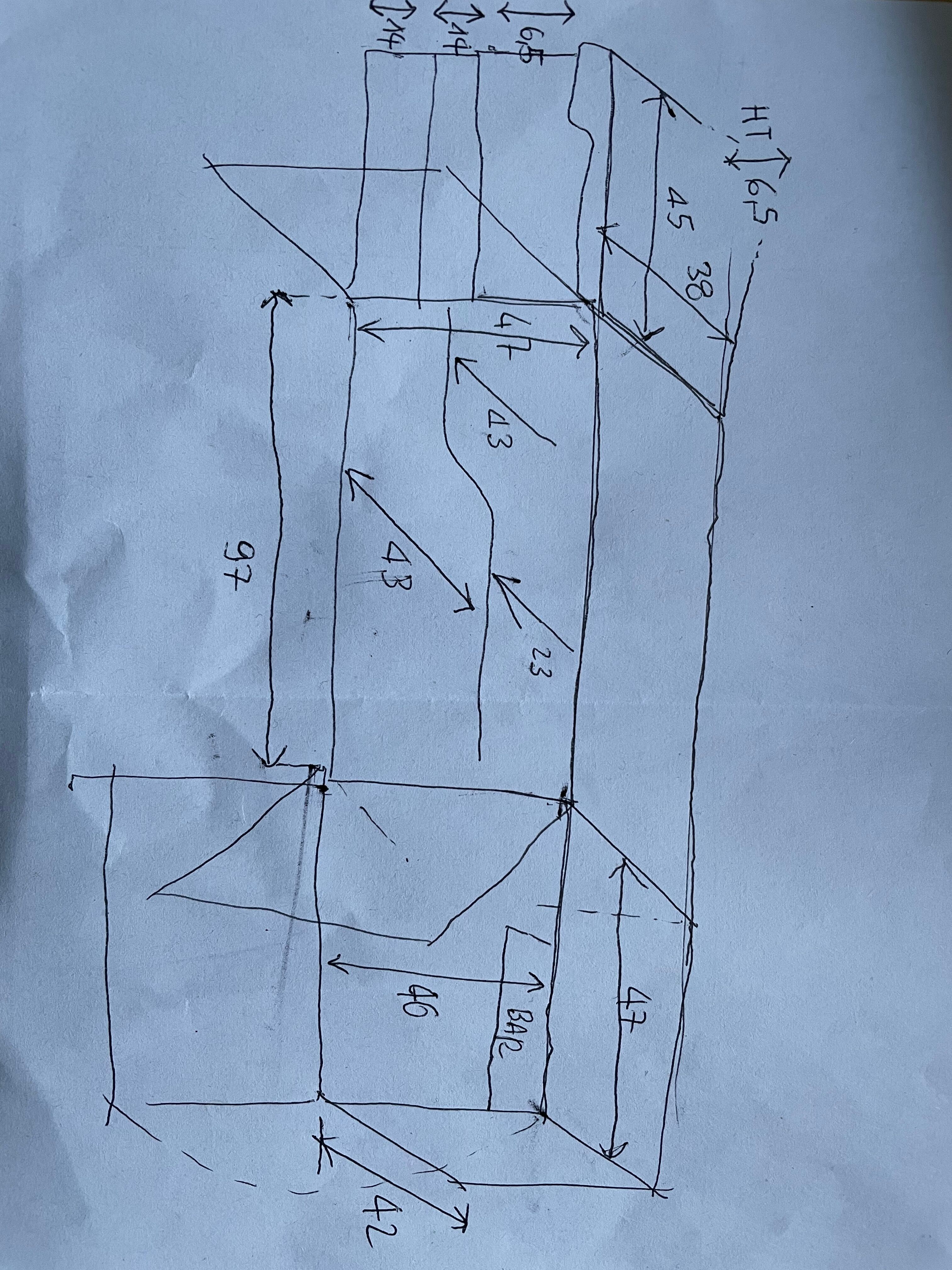 Mcintosh teak sideboard of the 60s