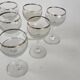 Set de 6 verres ballon à vin verre granité
