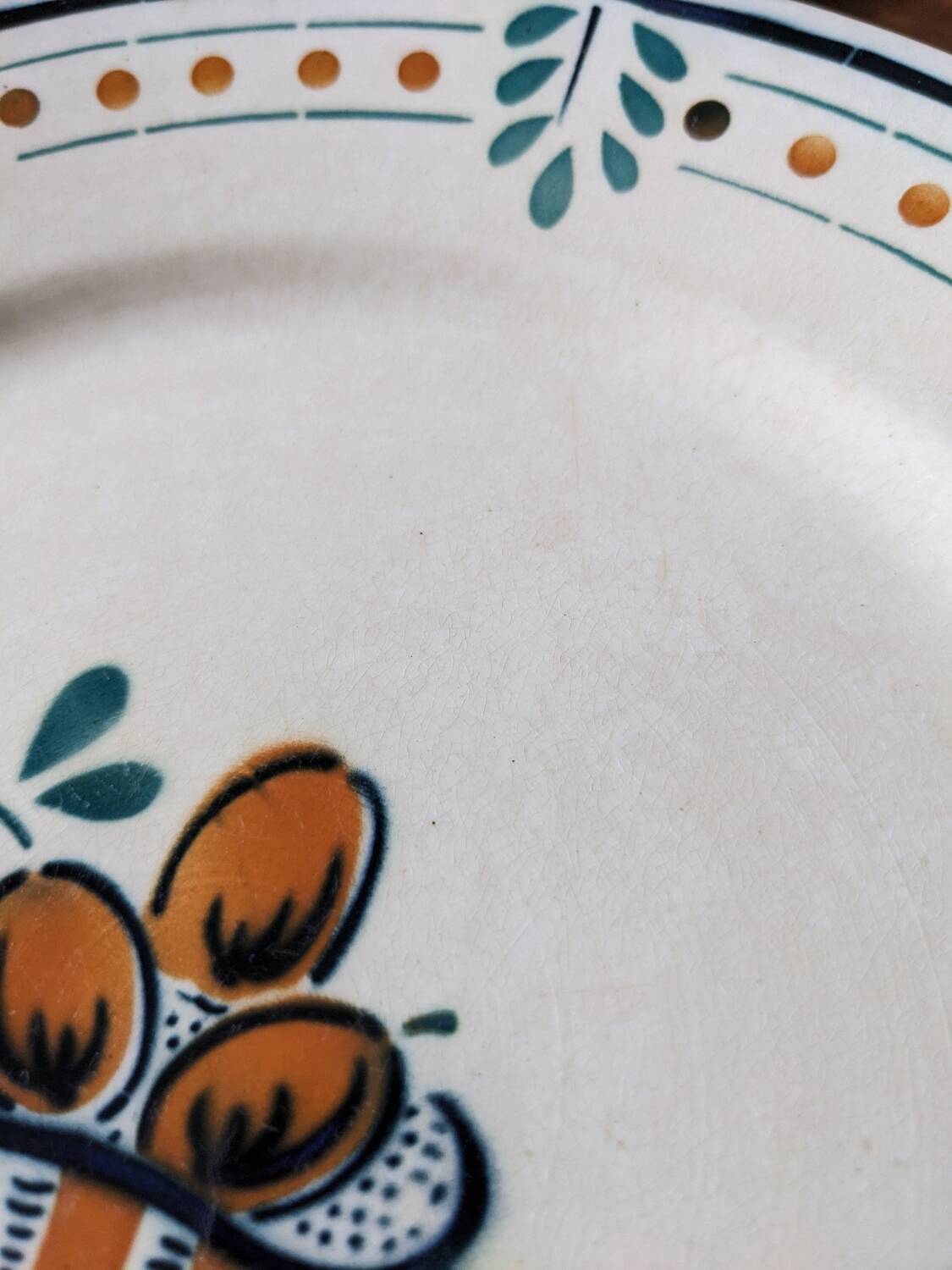 Lot of 12 Vosgien Badonviller flat plates