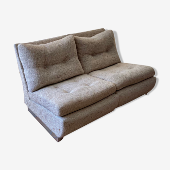 Vintage wool sofa for Roche Bobois