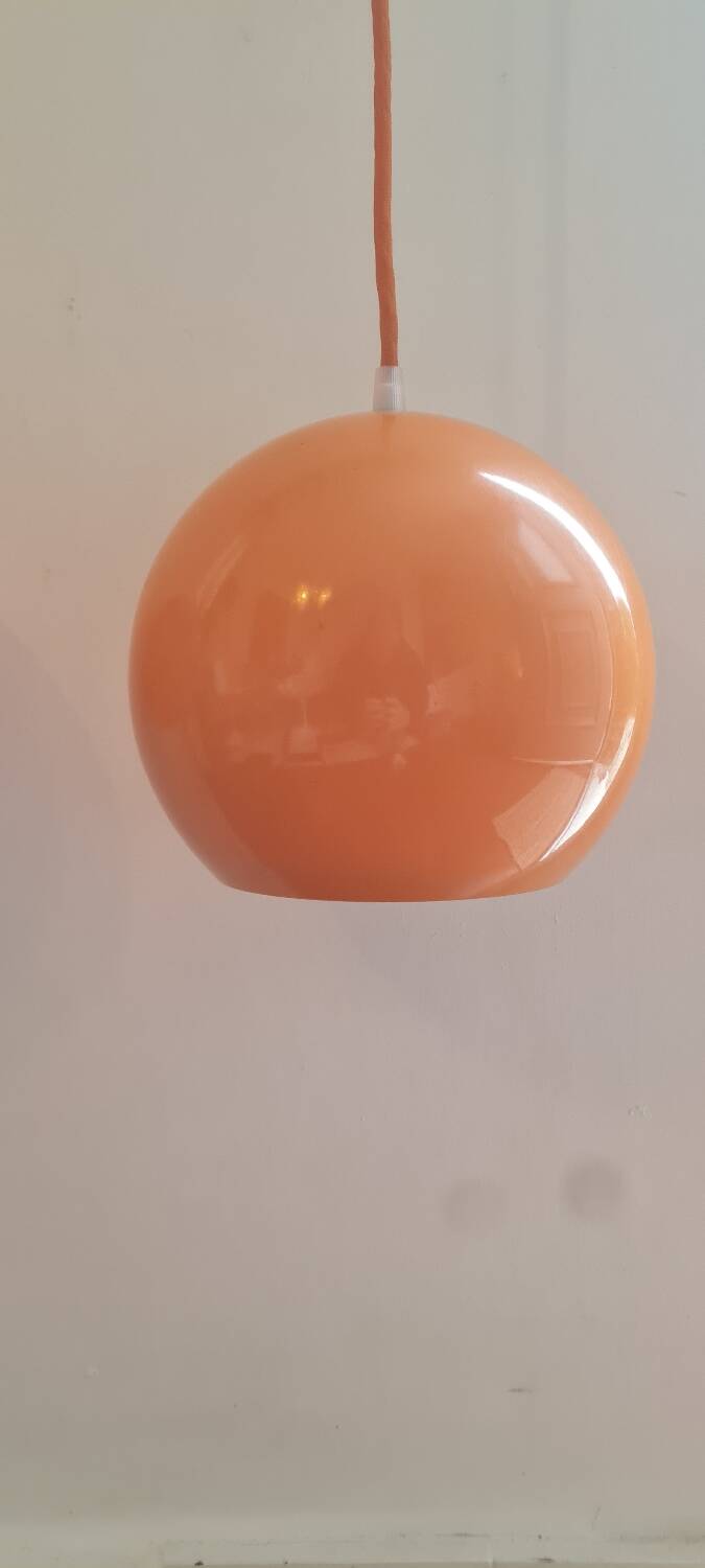 Pair of topan pendant lights VP6 by Verner Panton