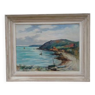 Tableau Port Lago par Joseph Crozes