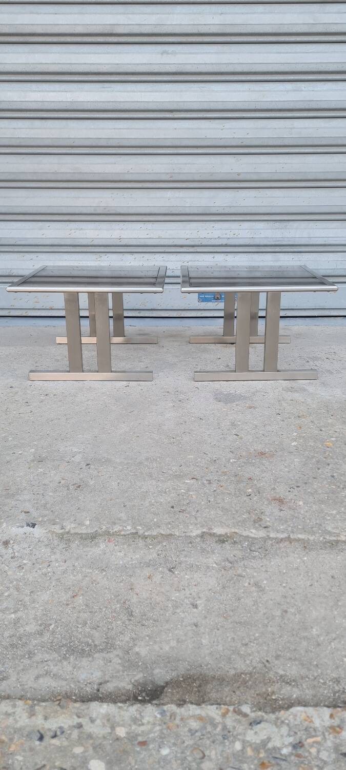 Pair of space age side tables