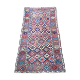 Tapis persan Oushak motifs Kilim ancien 260x135cm
