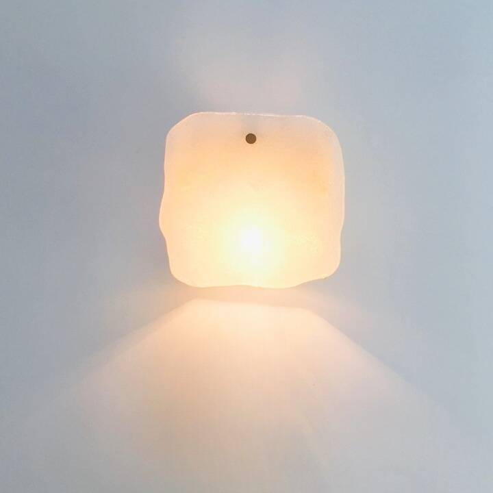 Mid-Century Frosted Glass Wall Light/Sconce from Kalmar, Austria, 1960s