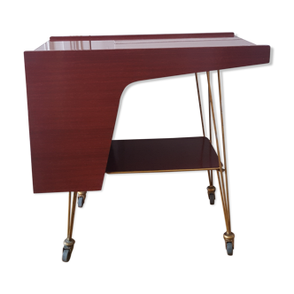 Bar en formica et laiton 1960