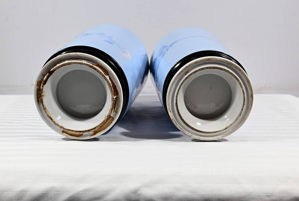 Pair of Porcelain Vases – Mid-19th Century