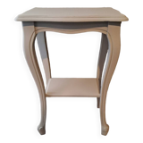 Console in gray painted wood with a lower tray 1920