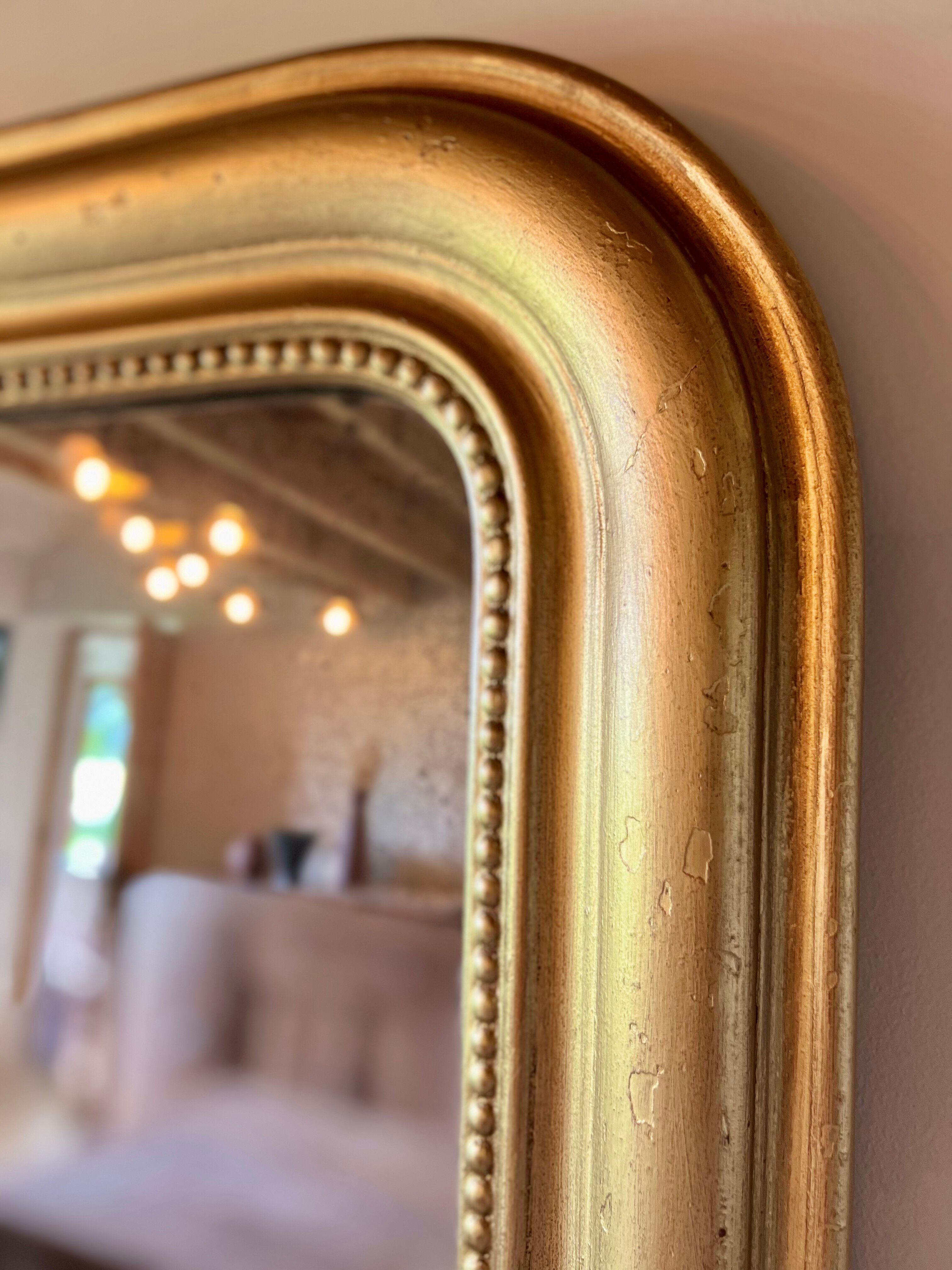 Miroir Louis Philippe, glace au mercure