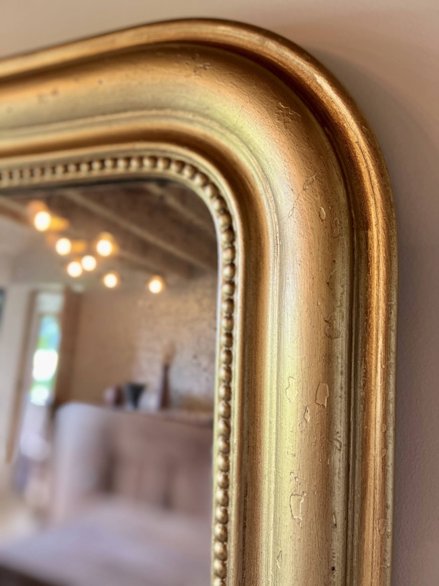 Louis Philippe mirror, mercury glass