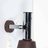 Vintage 1960s design wall/ceiling light, space age chrome.