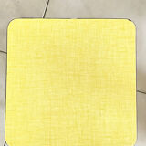 Yellow Formica stool