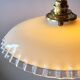 Suspension in pleated opaline