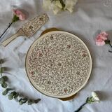 Vintage pie dish and server set