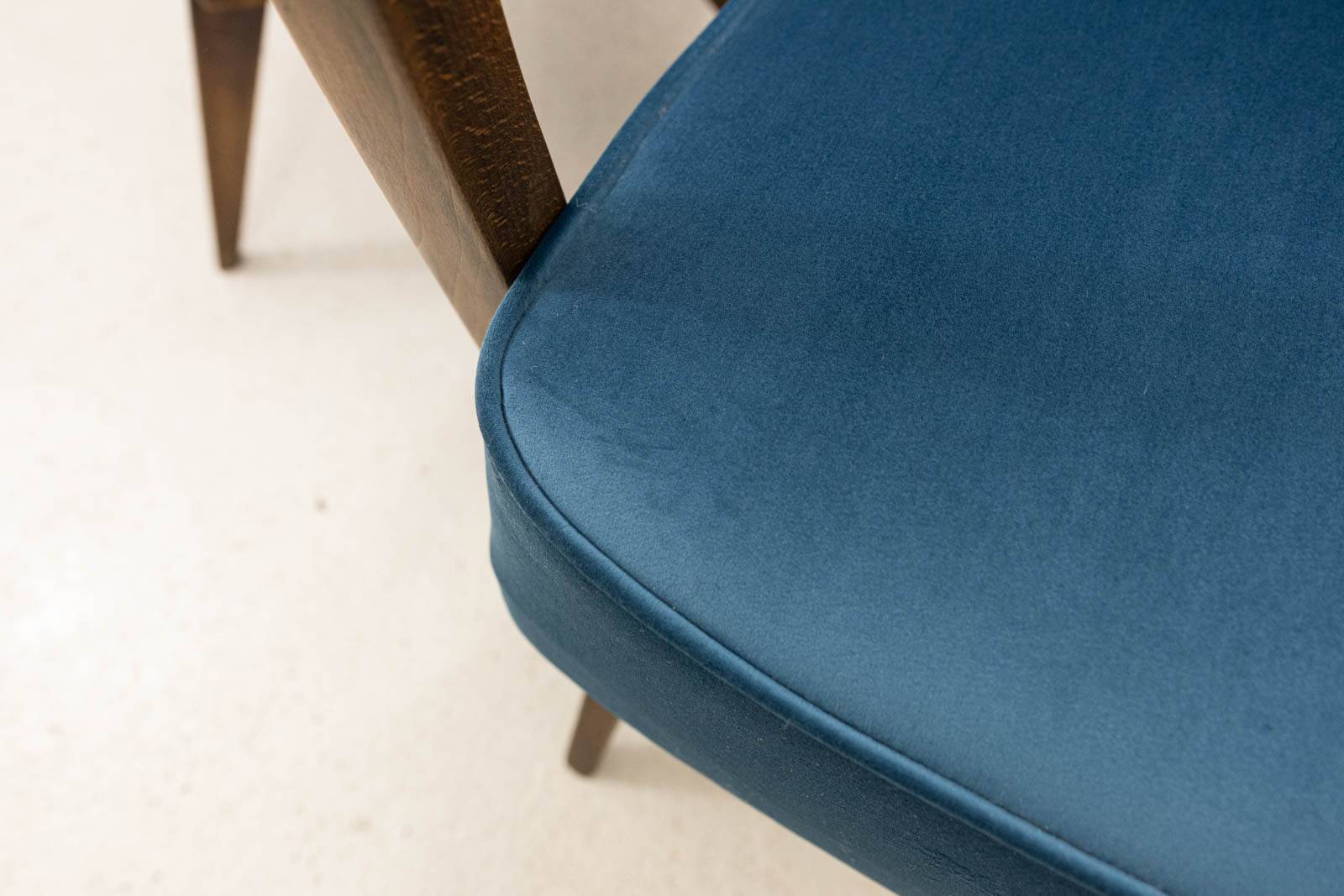 Pair of mid-century cocktail chairs, Poland, 1950s