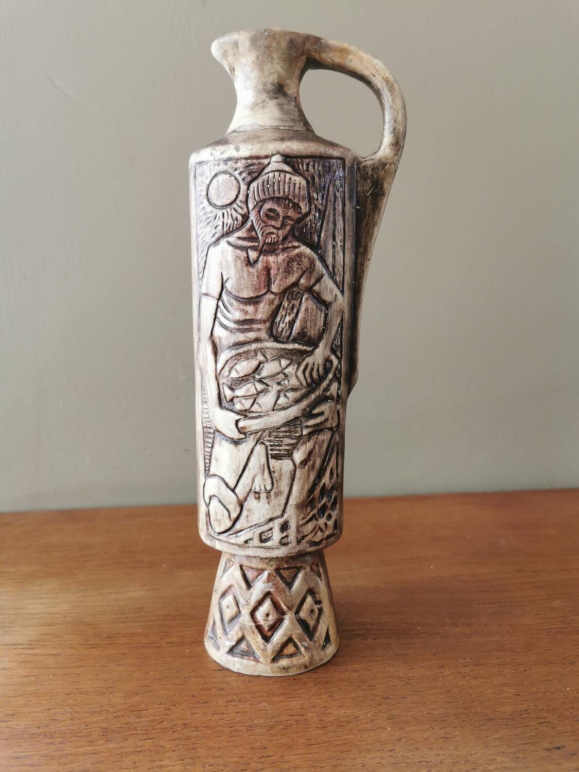 Vase soliflore vintage en céramique de San Marin