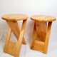 Tabouret pliant modèle "suzy" design Adrian Reed