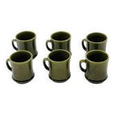 Lot 6 Tasses Expresso Deco Hälsingborg Bari 15/1 Olive