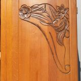 Library Art Deco cabinet curved lines L155