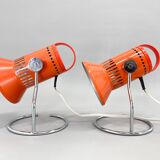 Ensemble de deux lampes de table vintage de Chirana, 1970