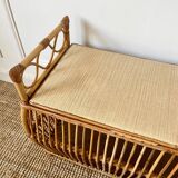Vintage Rattan Toy Box