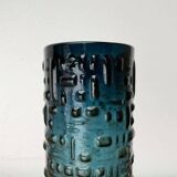 Brutalist Glass Bulb Vase Mid-Century Model F231 by Emil Funke for Gral