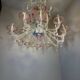 Grand Venetian chandelier in multicoloured Murano glass, circa 1920.